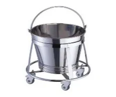 سطل استیل اتاق عمل چرخدار — دیاکو
