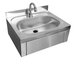 سینک دیواری زانویی استیل — دیاکو